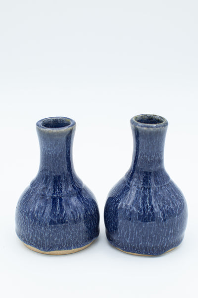 Small bud vase in Galaxy Blue glaze