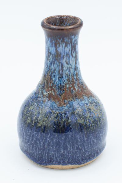 Small bud vase in Starry Night glaze