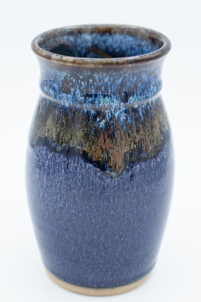 Vase in Starry Night glaze