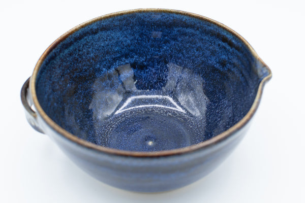Batter bowl in starry night glaze