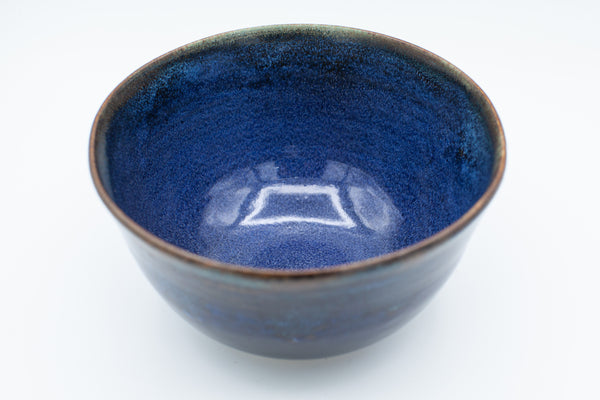 Bowl in starry night glaze
