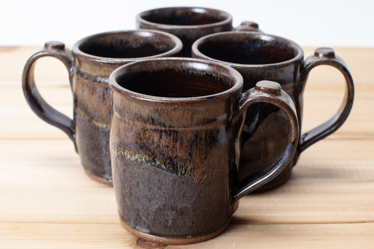 White Speckled Modern Mug – Glacier Lane Ceramics