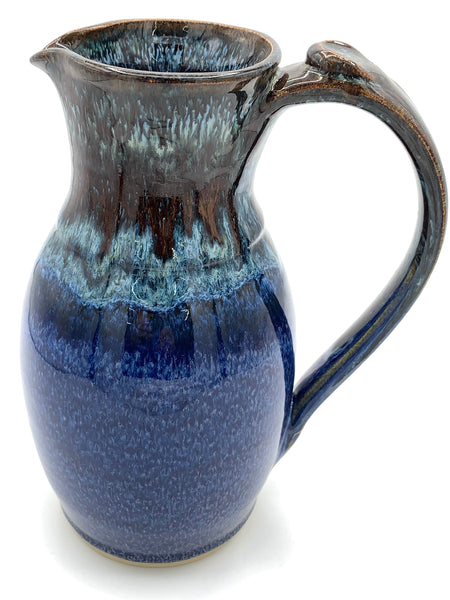 Pitcher in Starry Night glaze