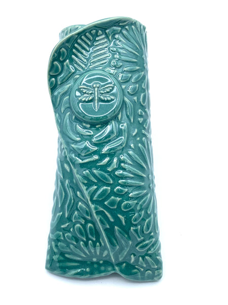 Wall pocket in Teal glaze