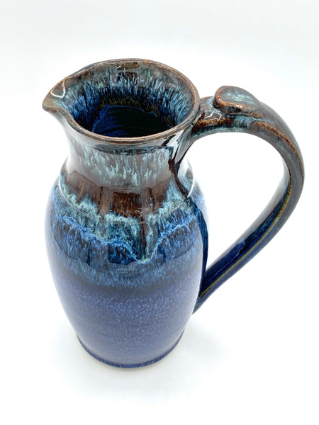 Pitcher in Starry Night glaze
