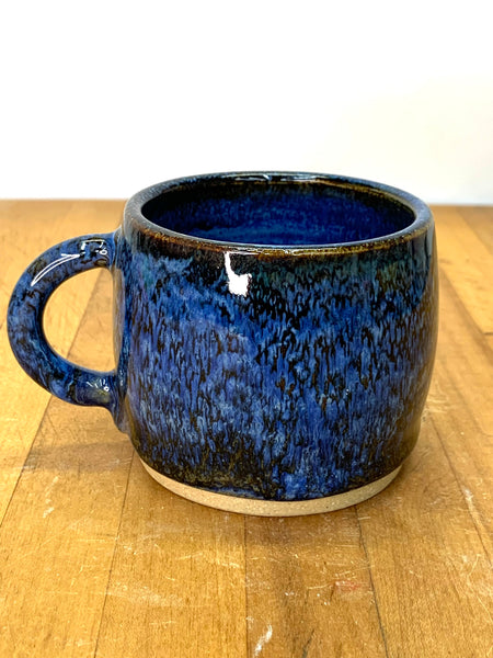 Espresso cup in Starry Night glaze