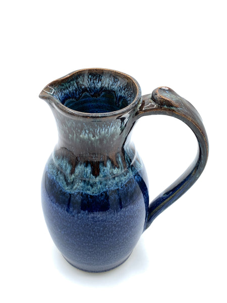 Pitcher in Starry Night glaze