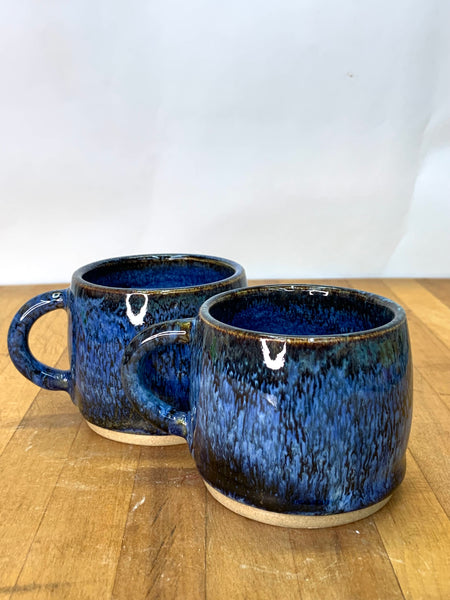 Espresso cup in Starry Night glaze