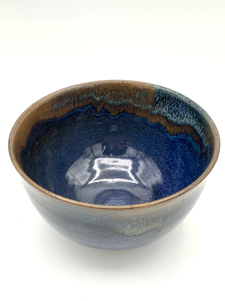 Bowl in Starry Night glaze