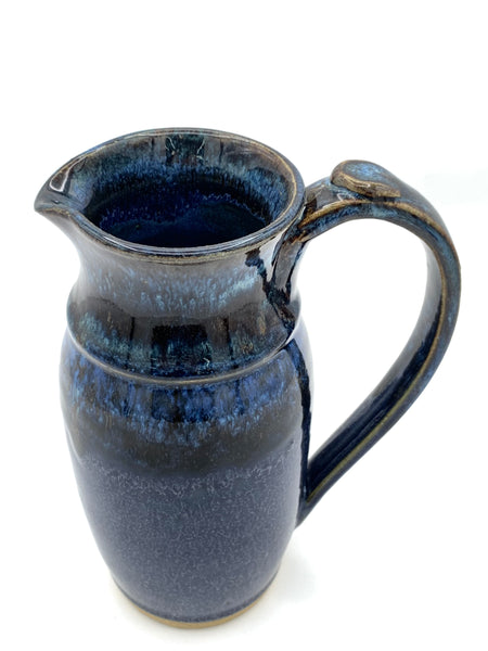 Pitcher in Starry Night glaze
