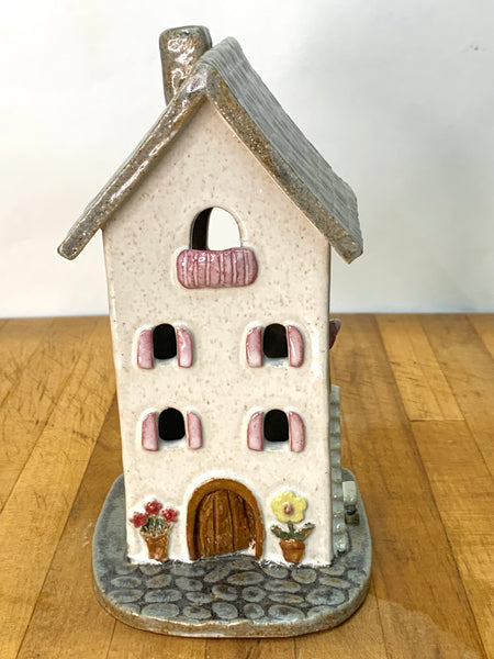 Clay cottage with Grey roof