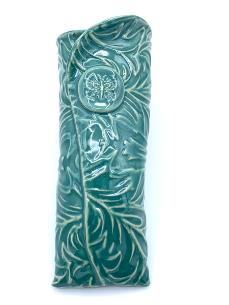 Wall pocket in Teal glaze