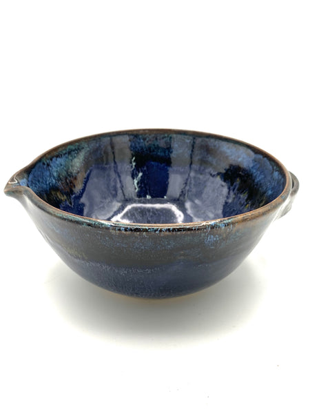 Mixing bowl in Starry Night glaze