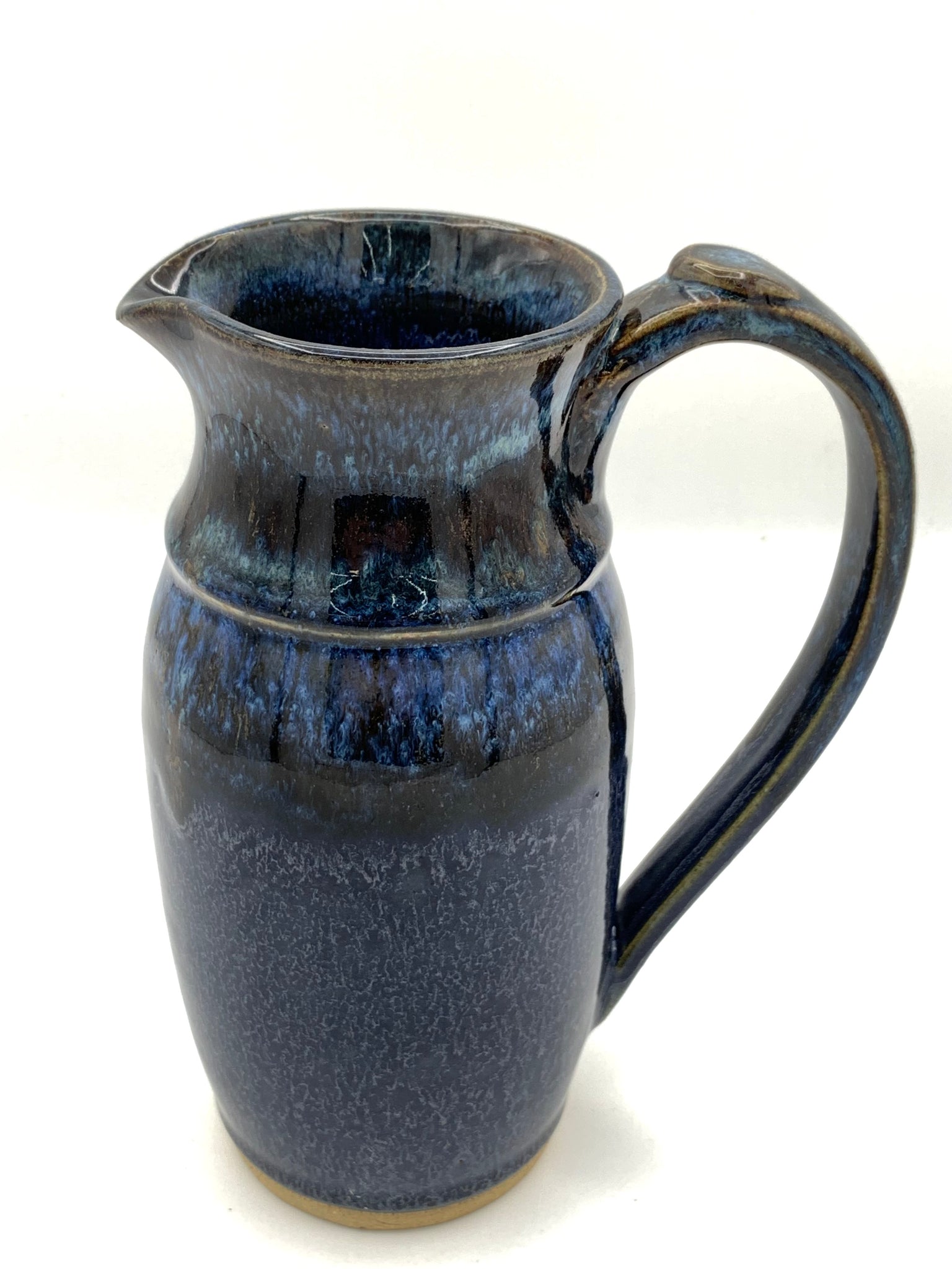 Pitcher in Starry Night glaze