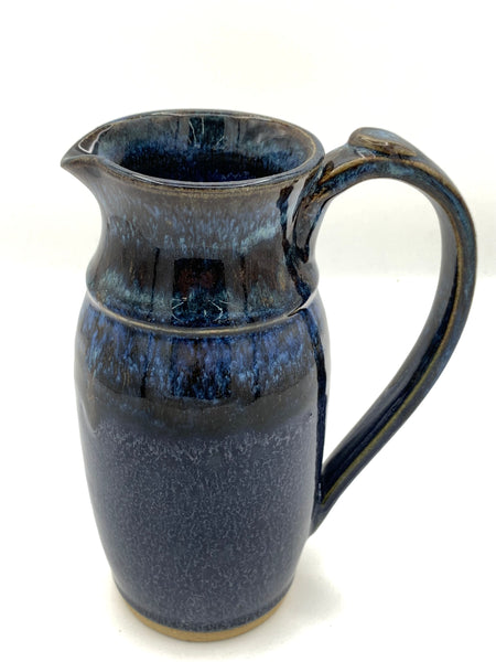 Pitcher in Starry Night glaze
