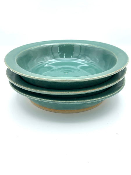 Pasta Dinner Bowl in Teal glaze