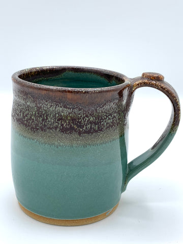 Teal and Brown Mug