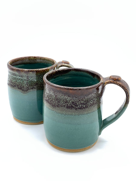 Teal and Brown Mug