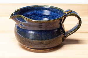 Scuttle in Blue glaze