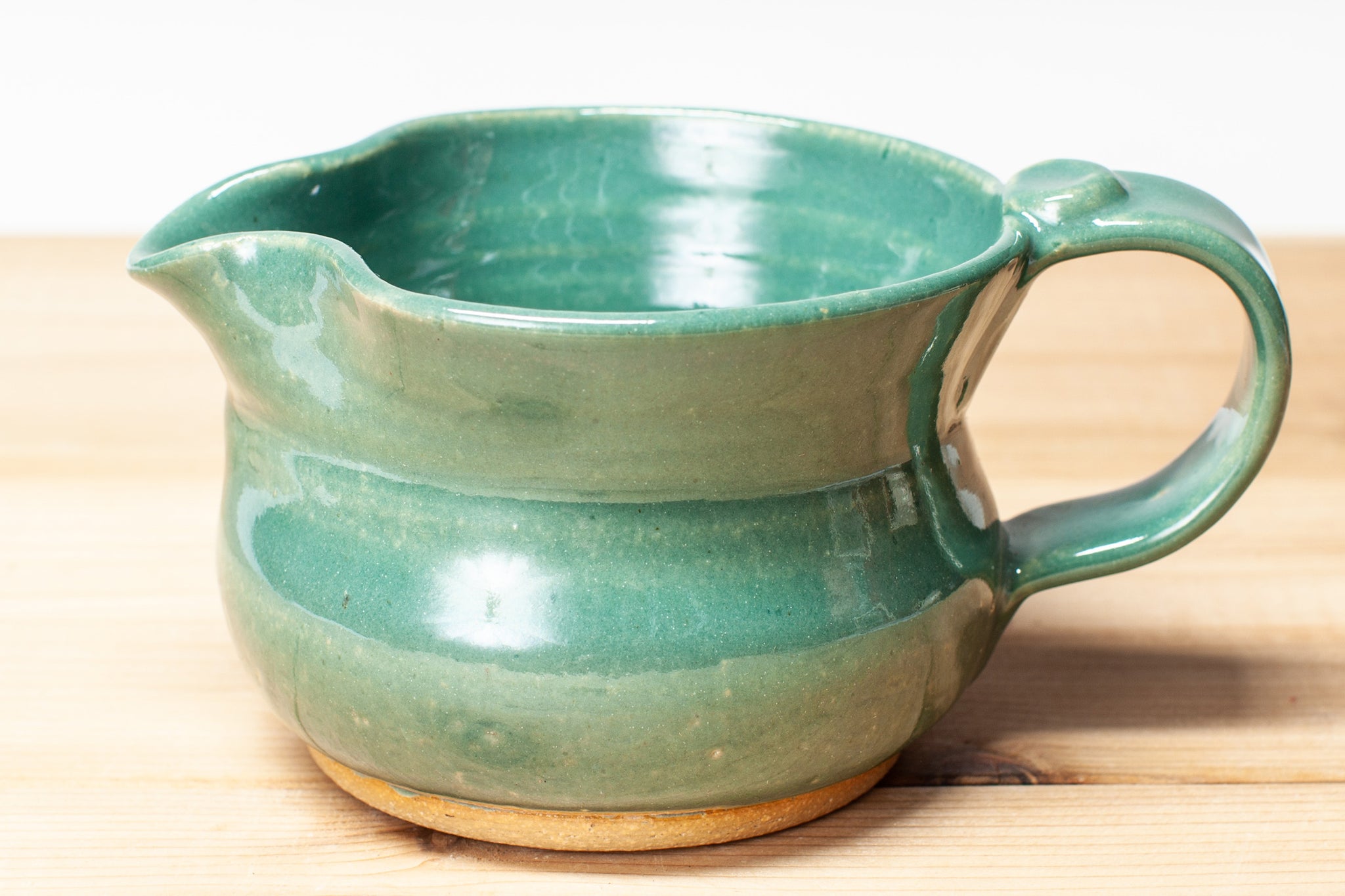 Scuttle in Teal glaze