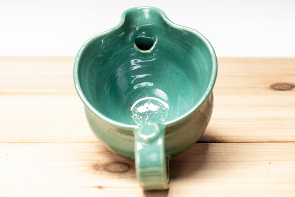 Scuttle in Teal glaze