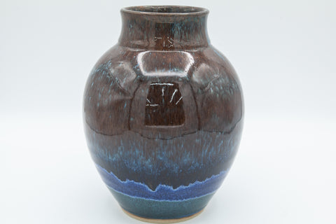 Vase in Starry Night glaze