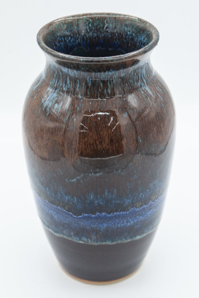 Vase in Starry Night glaze