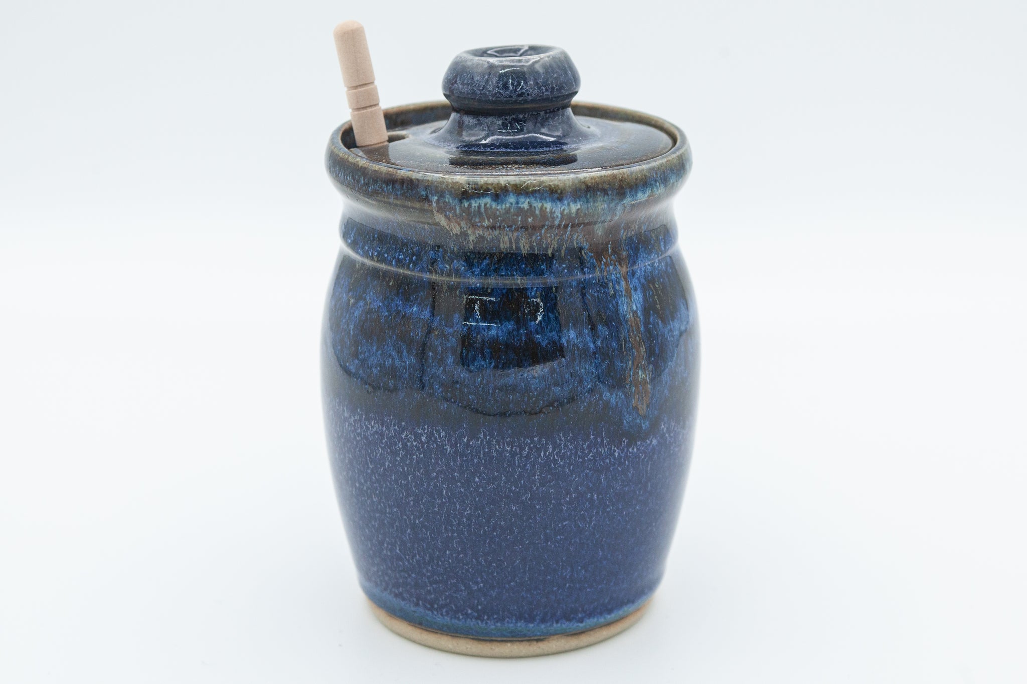 Honey Jar in Starry Night glaze