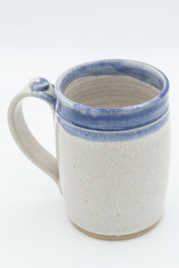 Mug in Spiced Cream and Blue glaze