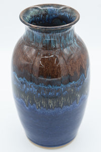 Vase in Starry Night glaze