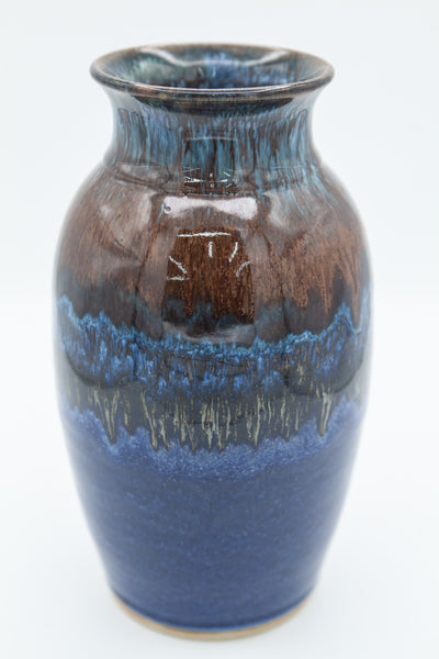 Vase in Starry Night glaze