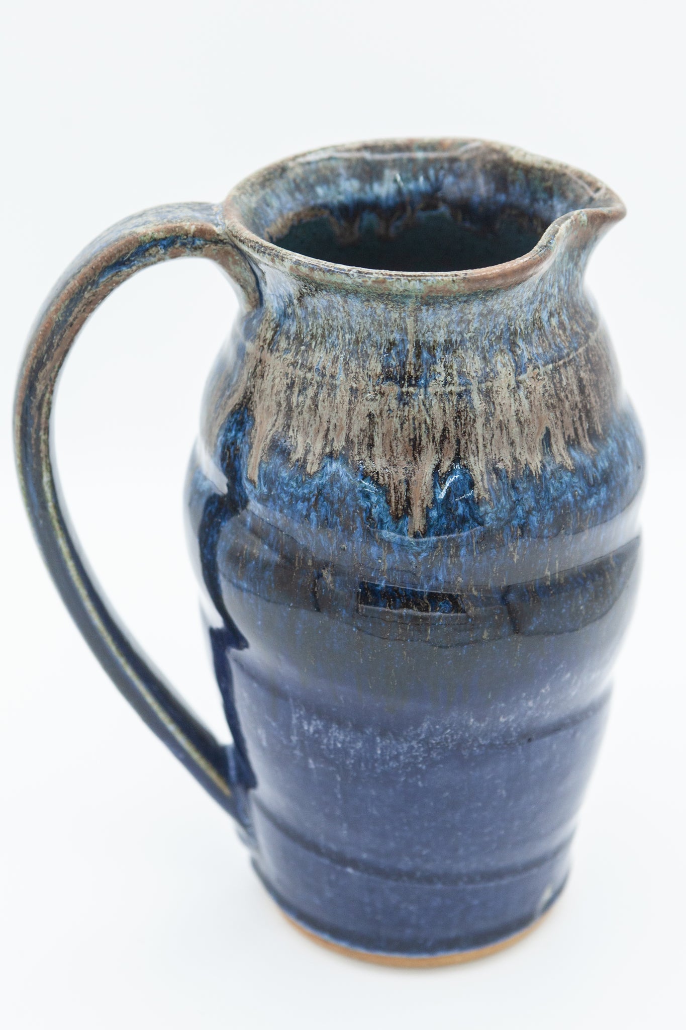 Pitcher in Starry Night glaze