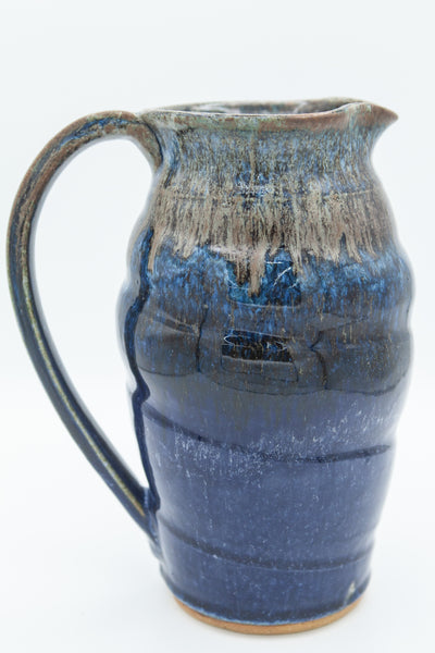 Pitcher in Starry Night glaze