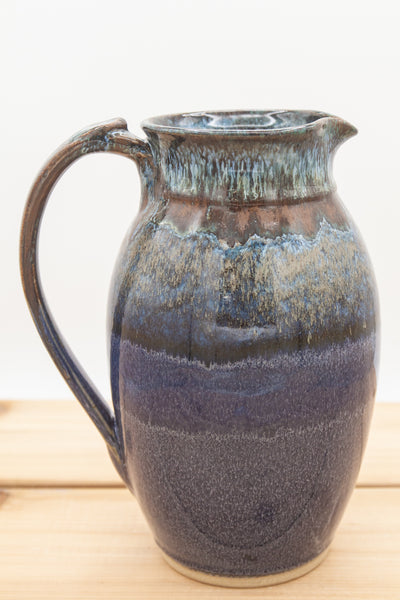 Pitcher in Starry Night glaze