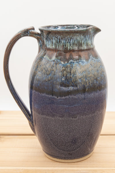 Pitcher in Starry Night glaze