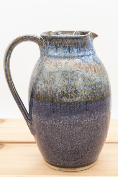 Pitcher in Starry Night glaze