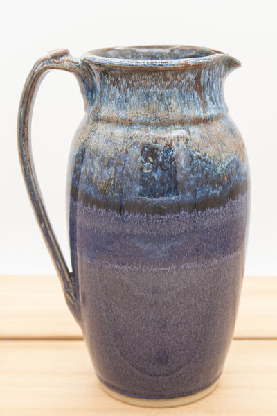 Pitcher in Starry Night Glaze