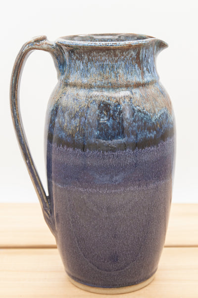 Pitcher in Starry Night Glaze