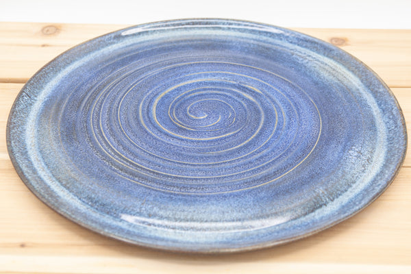 Platter in Starry Night glaze