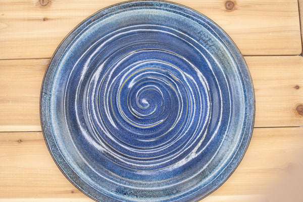 Platter in Starry Night glaze