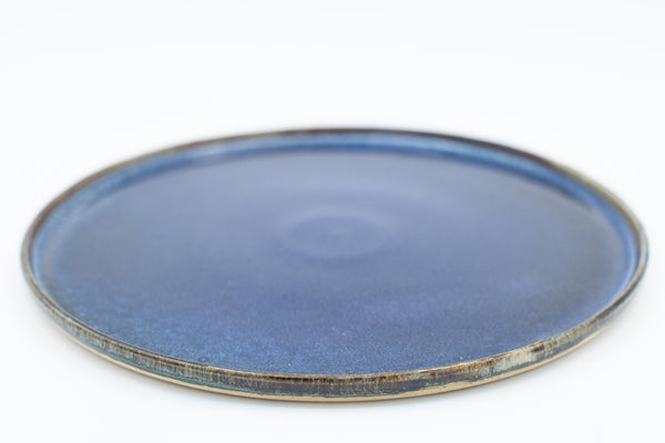 Dinner Plate with galaxy blue glaze