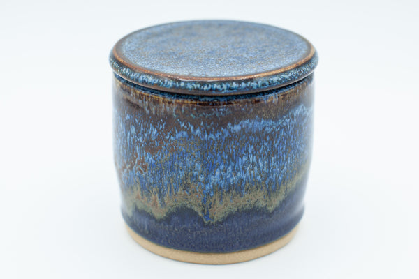 Butter bell in Starry Night glaze