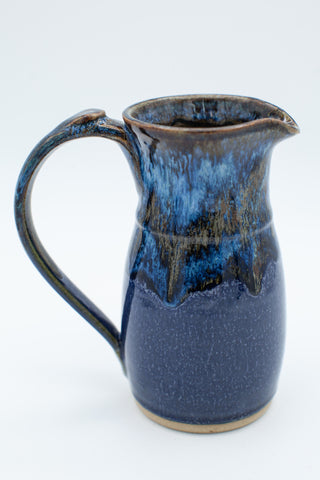 Pitcher in Starry Night glaze