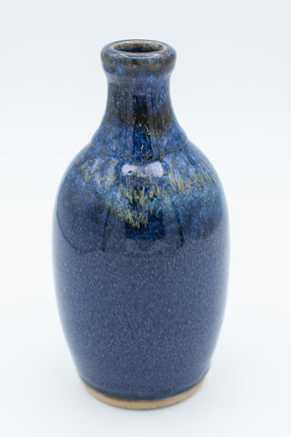 Bud vase in starry night glaze