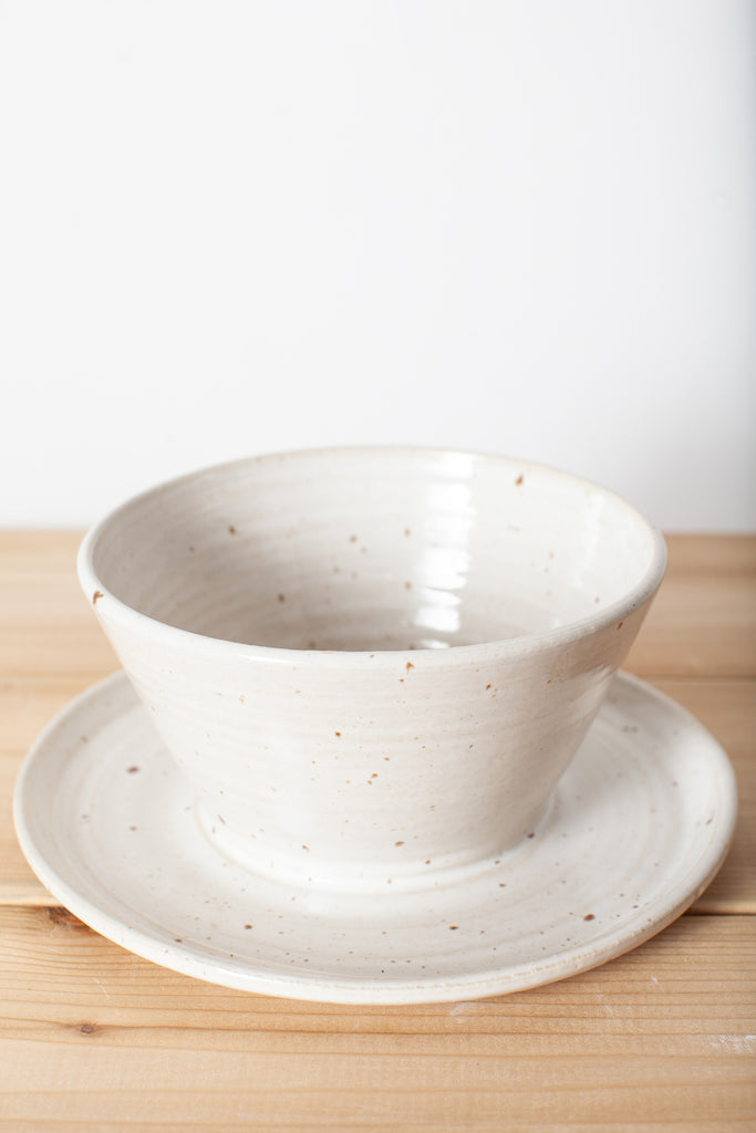 Soup bowl/plate combo – Joe Dallas Pottery - Main Image