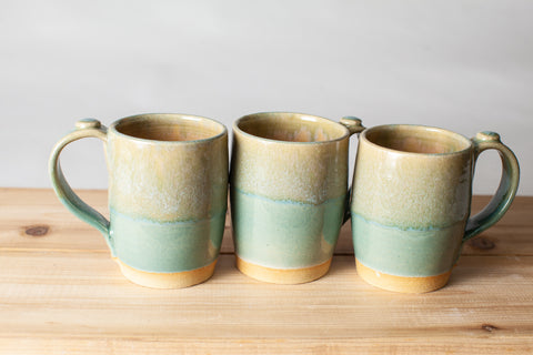 Teal and Tan Mug