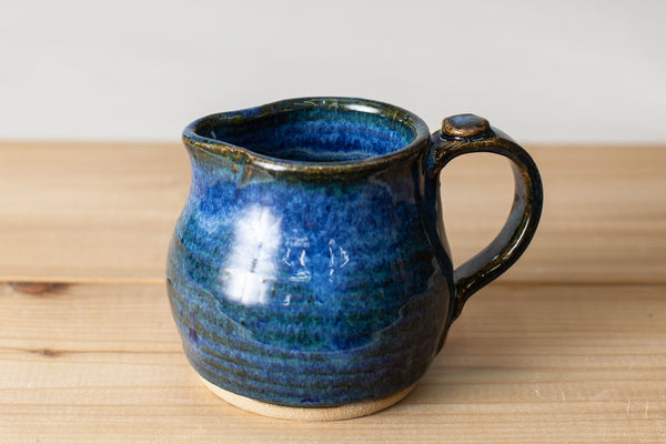 Sugar bowl and Creamer in Sapphire Blue