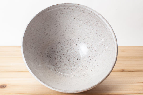 Fruit Bowl in Spiced Cream glaze with speckled clay