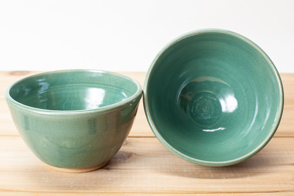 Noodle Bowl in Teal glaze